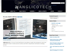 Tablet Screenshot of anglicotech.com